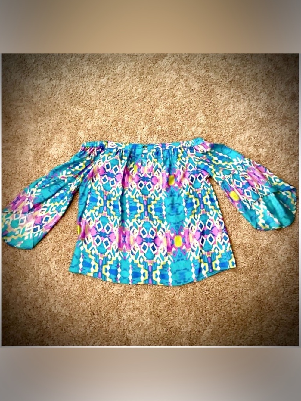 NWOT ❤️SALE❤️ 100% Silk Alice & Trixie/Stitch Fix Top. GORGEOUS COLORS! - Picture 3 of 15